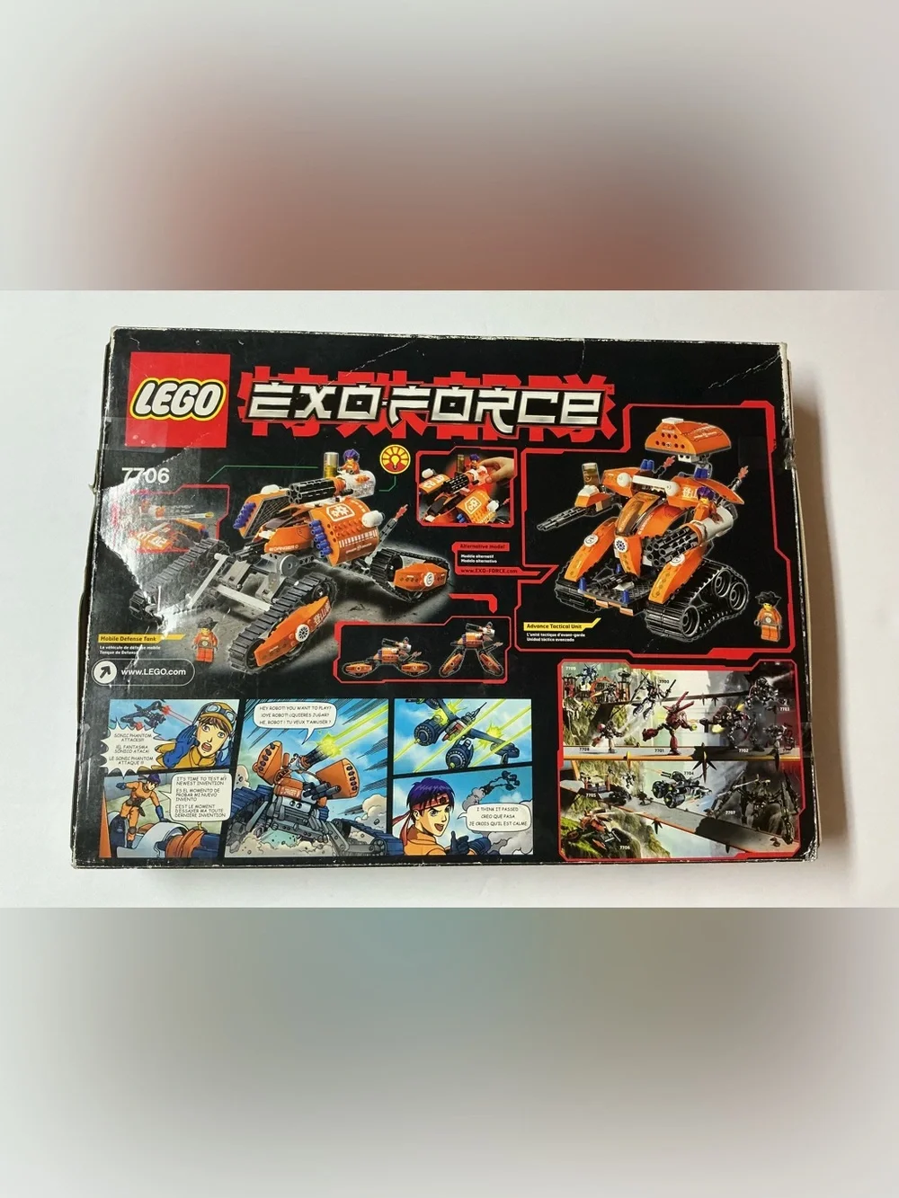NEW/ 7706 LEGO Exo-Force Mobile Defense Tank